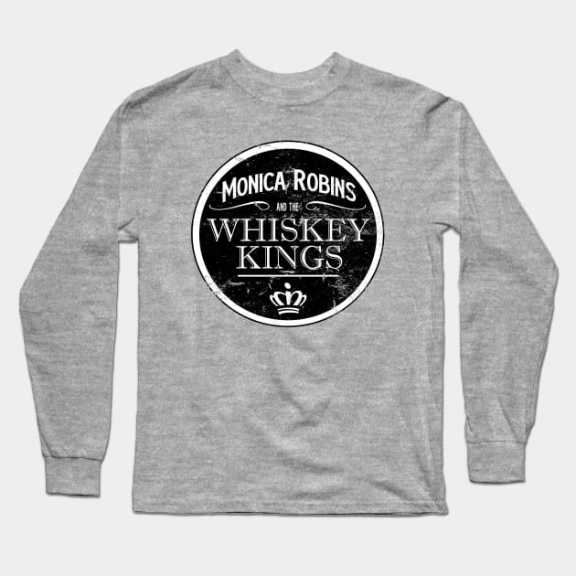 Whiskey Kings Distressed Logo Long Sleeve T-Shirt by WhiskeyWear